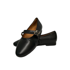 Pretty Posh 2544 Leather Double Strap Mary Jane