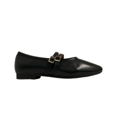 Pretty Posh 2544 Leather Double Strap Mary Jane