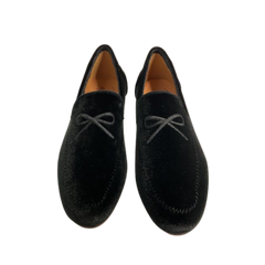 Pretty Posh 193680 Black Velvet Smoking Shoe