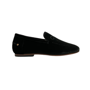 Pretty Posh 193680 Black Velvet Smoking Shoe