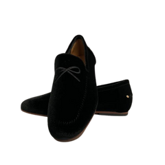Pretty Posh 193680 Black Velvet Smoking Shoe