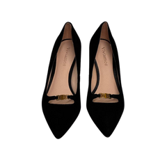 Viviamos Deena Black Med Heel