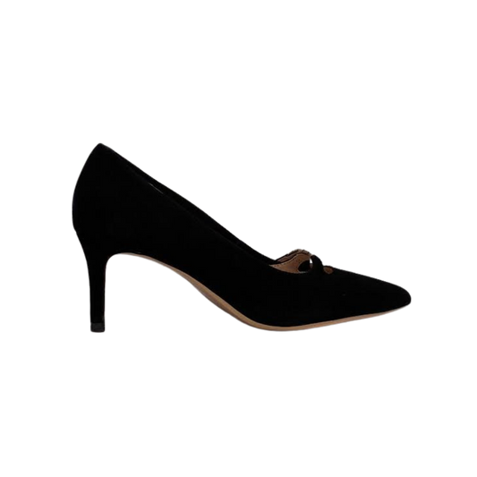 Viviamos Deena Black Med Heel