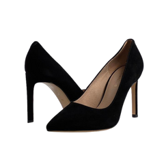 Viviamos Riya Black Suede High Heels