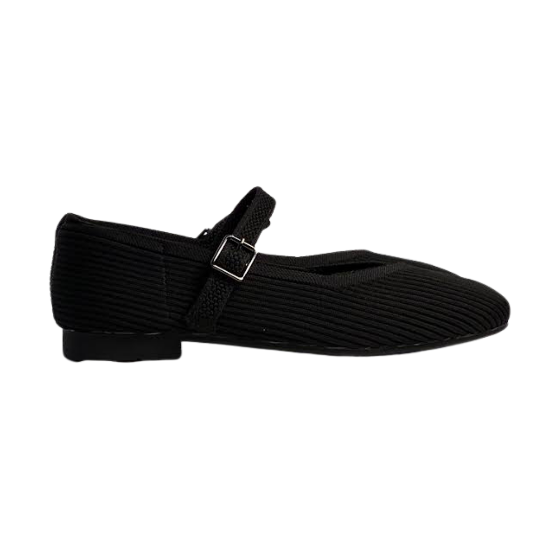 Patrizia Emarithe Black Knit Mary Jane