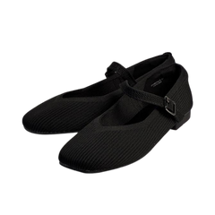 Patrizia Emarithe Black Knit Mary Jane