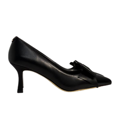 Melyann Jalla-B Bow Leather Med Heel