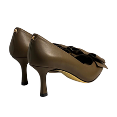 Melyann Jalla-B Bow Leather Med Heel