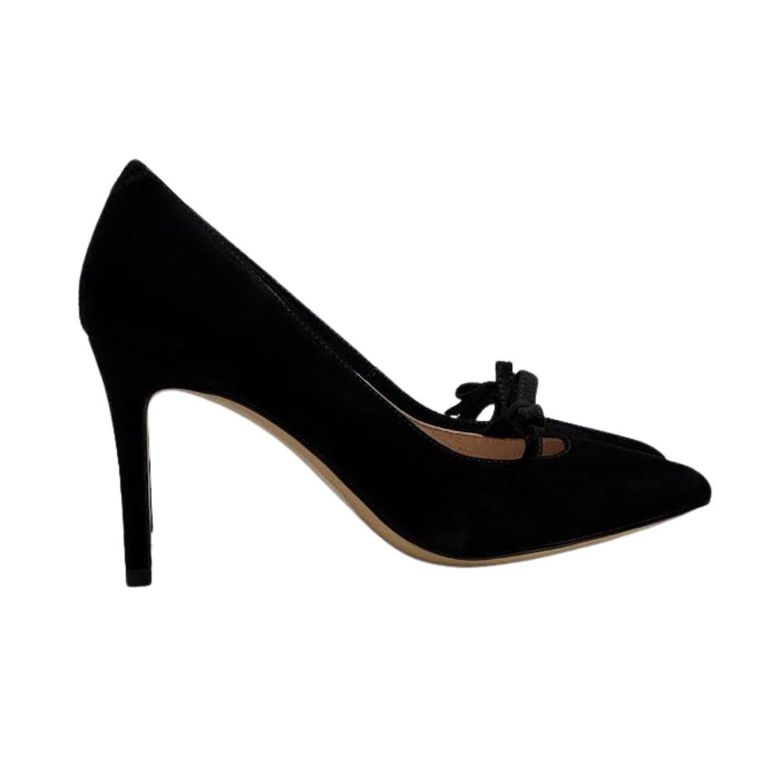 Viviamos Selma Ladies Black Suede High Heel