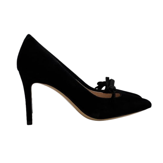 Viviamos Selma Ladies Black Suede High Heel