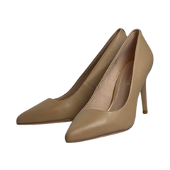 Viviamos Orchid-A Nude Leather Med Heel