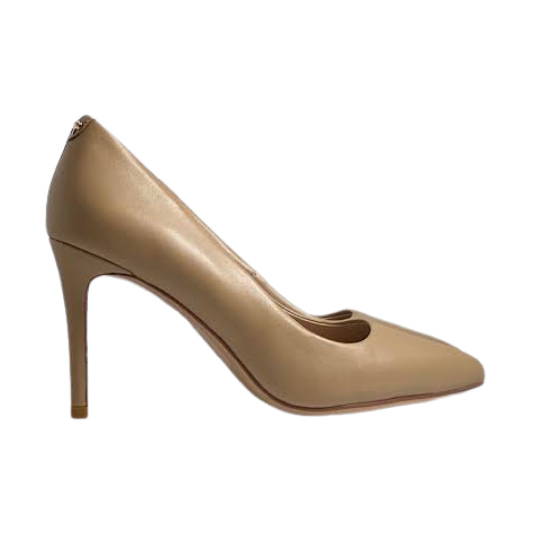 Viviamos Orchid-A Nude Leather Med Heel