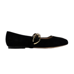 Viviamos Camera Black Suede Mary Jane