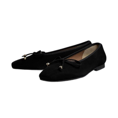 Brunella 700 Black Suede Ballet Flats