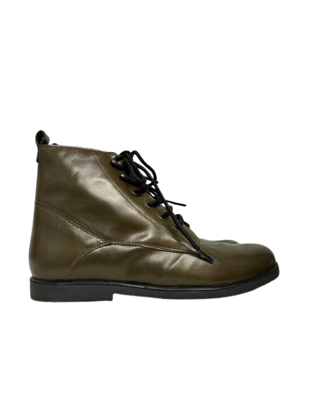 Luccini Sierra Olive Leather Bootie
