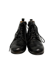 Atlanta Mocassin 11N Black Leather Bootie