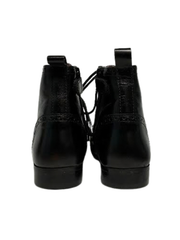 Atlanta Mocassin 11N Black Leather Bootie