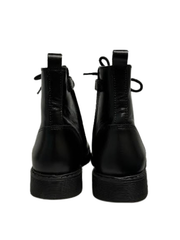 Atlanta Mocassin 001 Black Leather Bootie