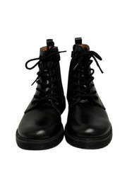 Atlanta Mocassin 001 Black Leather Bootie