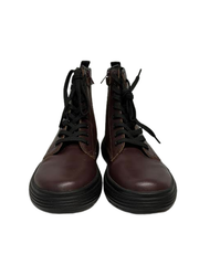 Geox Phaolae Burgundy Leather Bootie