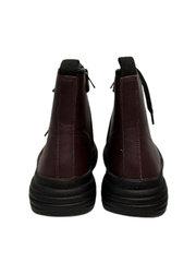 Geox Phaolae Burgundy Leather Bootie