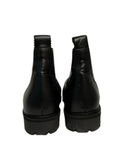 Luccini Ramada Black Leather Bootie