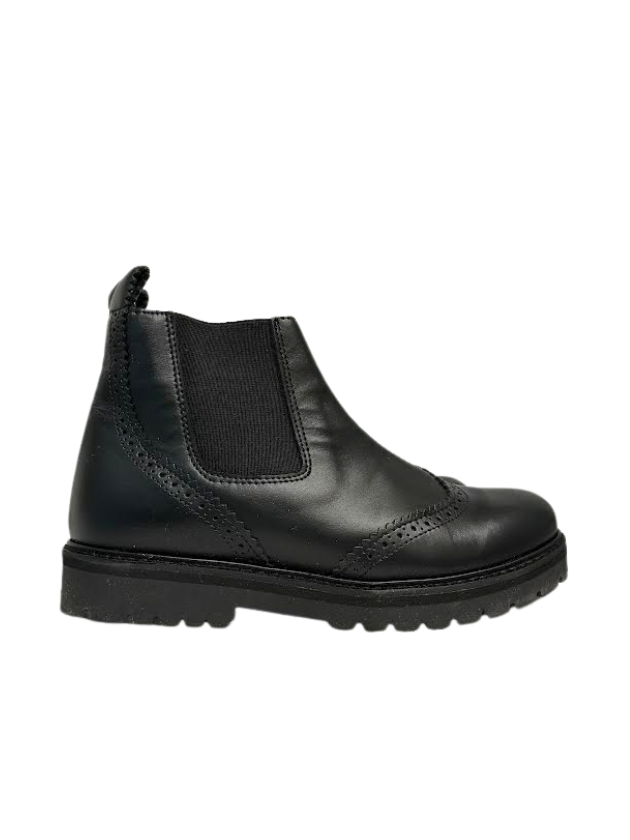 Luccini Ramada Black Leather Bootie