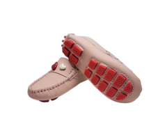 Fascani 25816 Pink Gum Loafer with Hearts