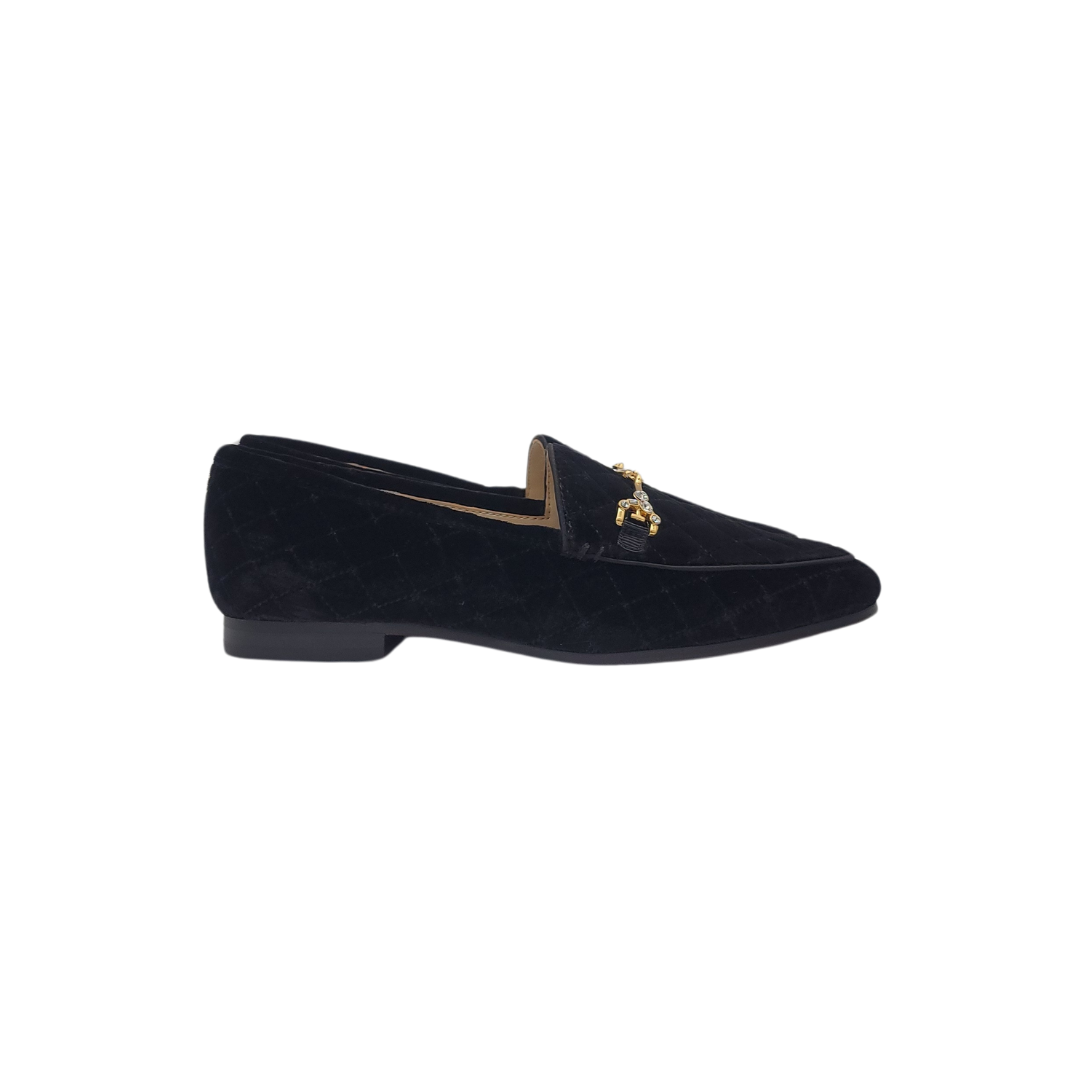 Sam Edelman Loraine Black Velvet Loafer