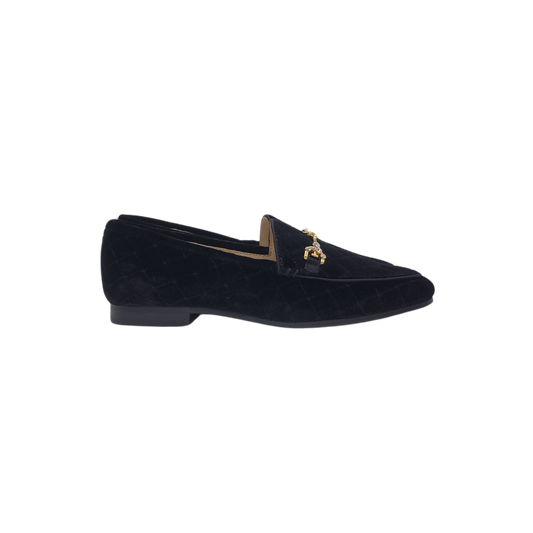 Sam Edelman Loraine Black Velvet Loafer