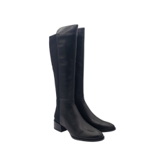 Chelsea Crew Naomi Black Leather Boot