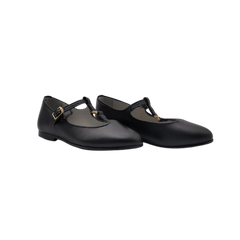 Luccini Beauty Children's Black T-Strap