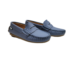 Fascani 52474 Blue Penny Loafer