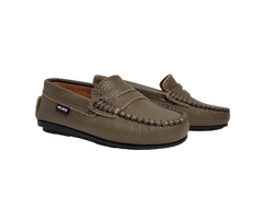 Atlanta Moccasin 32G Black Press Leather