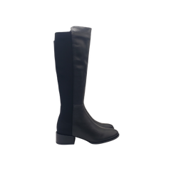 Chelsea Crew Naomi Black Leather Boot