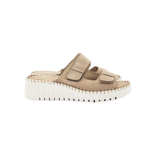 Eric Michael Gloria Casual Leather Slide Sandal Strada Shoes