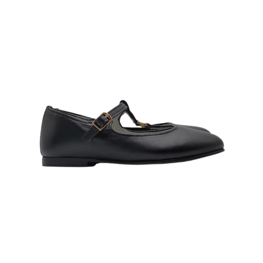 Luccini Beauty Children's Black T-Strap