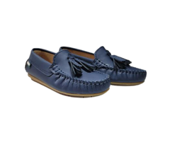 Fascani 52412 Navy Gum Loafer With Tassel