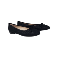 Beberlis 23308 Black Fabric Ballet Flat