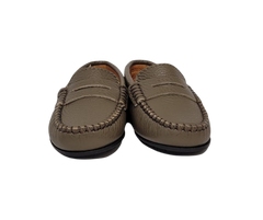 Atlanta Moccasin 32G Black Press Leather