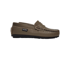 Atlanta Moccasin 32G Black Press Leather