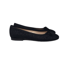 Beberlis 23308 Black Fabric Ballet Flat