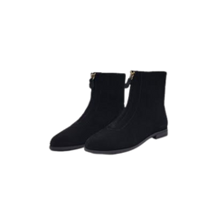 Viviamos Denver Ladies Black Suede Bootie