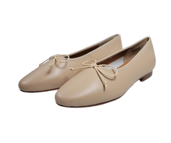 Ralph Migel Chava Ladies Rose/Nude Leather Flats