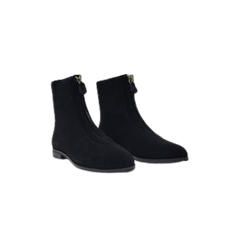 Viviamos Denver Ladies Black Suede Bootie