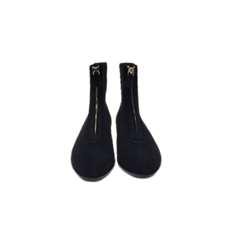 Viviamos Denver Ladies Black Suede Bootie