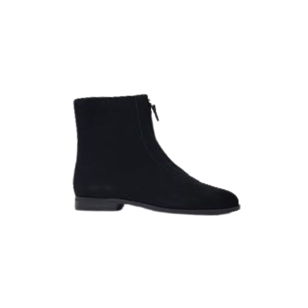 Viviamos Denver Ladies Black Suede Bootie