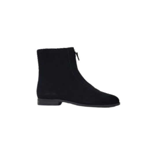 Viviamos Denver Ladies Black Suede Bootie