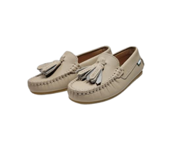 Fascani 52412 Beige Gum Loafer With Tassel