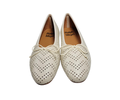 Ralph Migel Chava Ladies Beige Perforated Flats